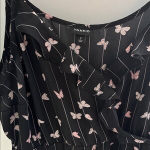Torrid butterfly top